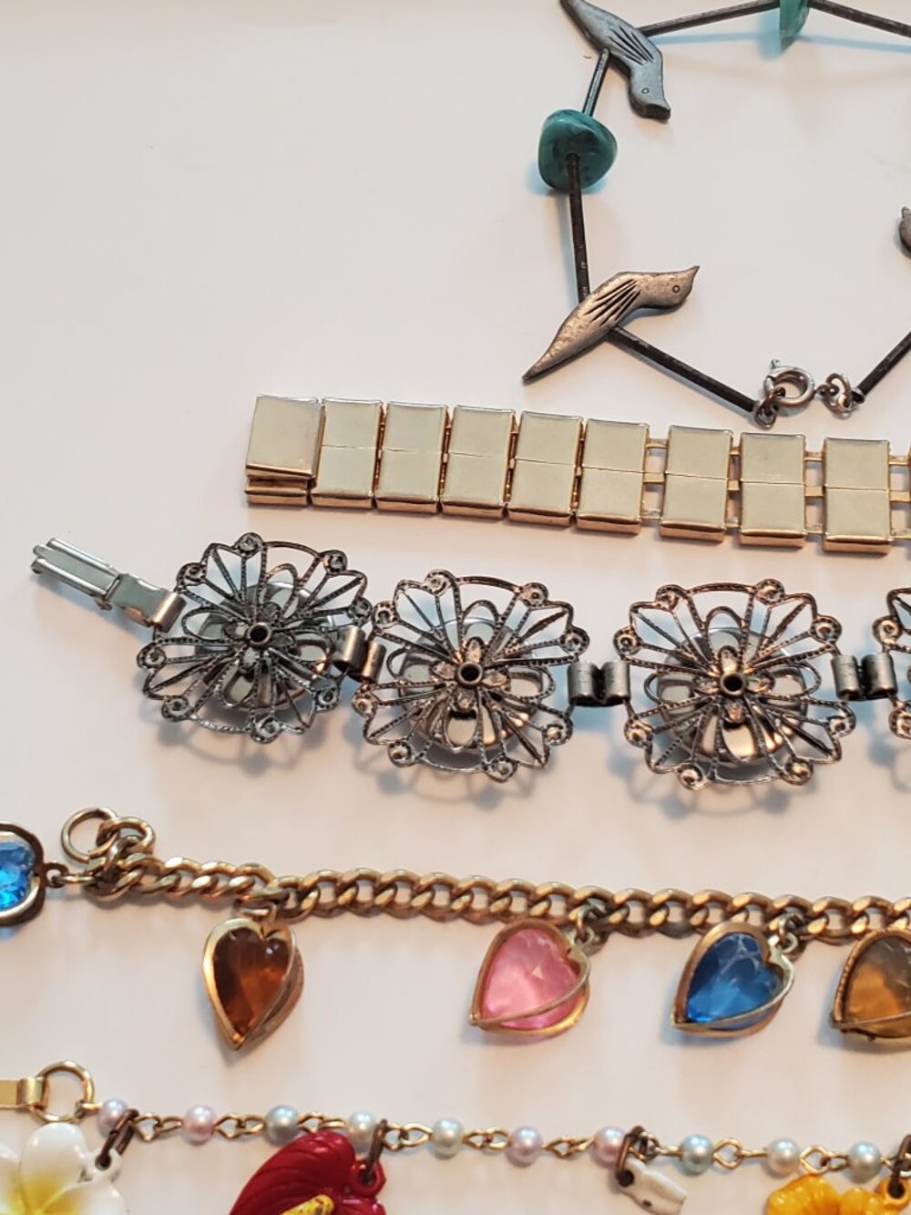 6 Bracelets, items # A -1887-1892, wt .111 grams. - Picture 9 of 16